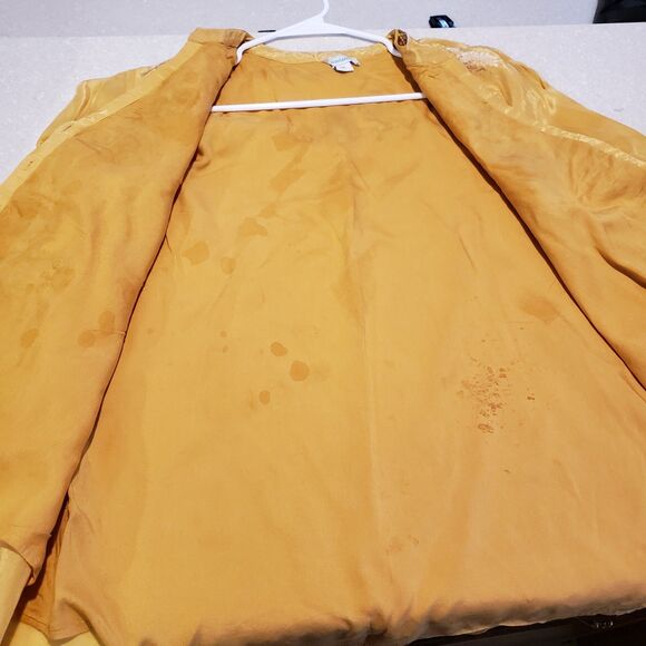 Sundance Catalog Yellow Embroidered Bird “Golden Hopes Top” Size PM $158 - Picture 9 of 11